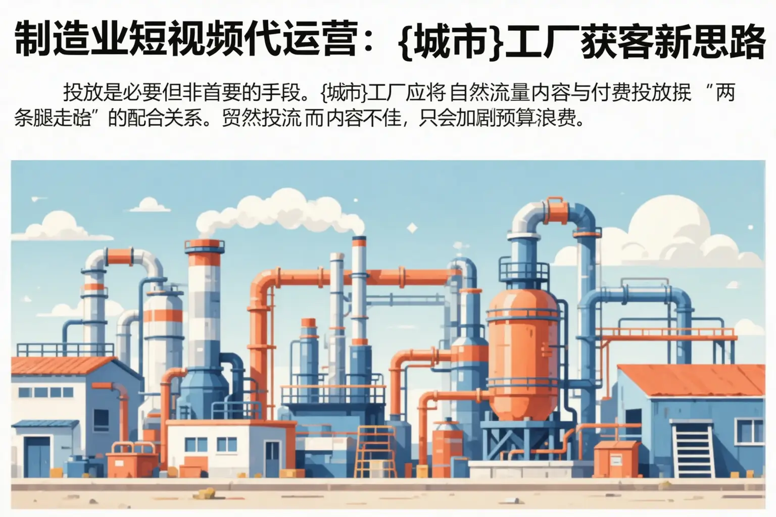 制造业短视频代运营：普洱工厂获客新思路