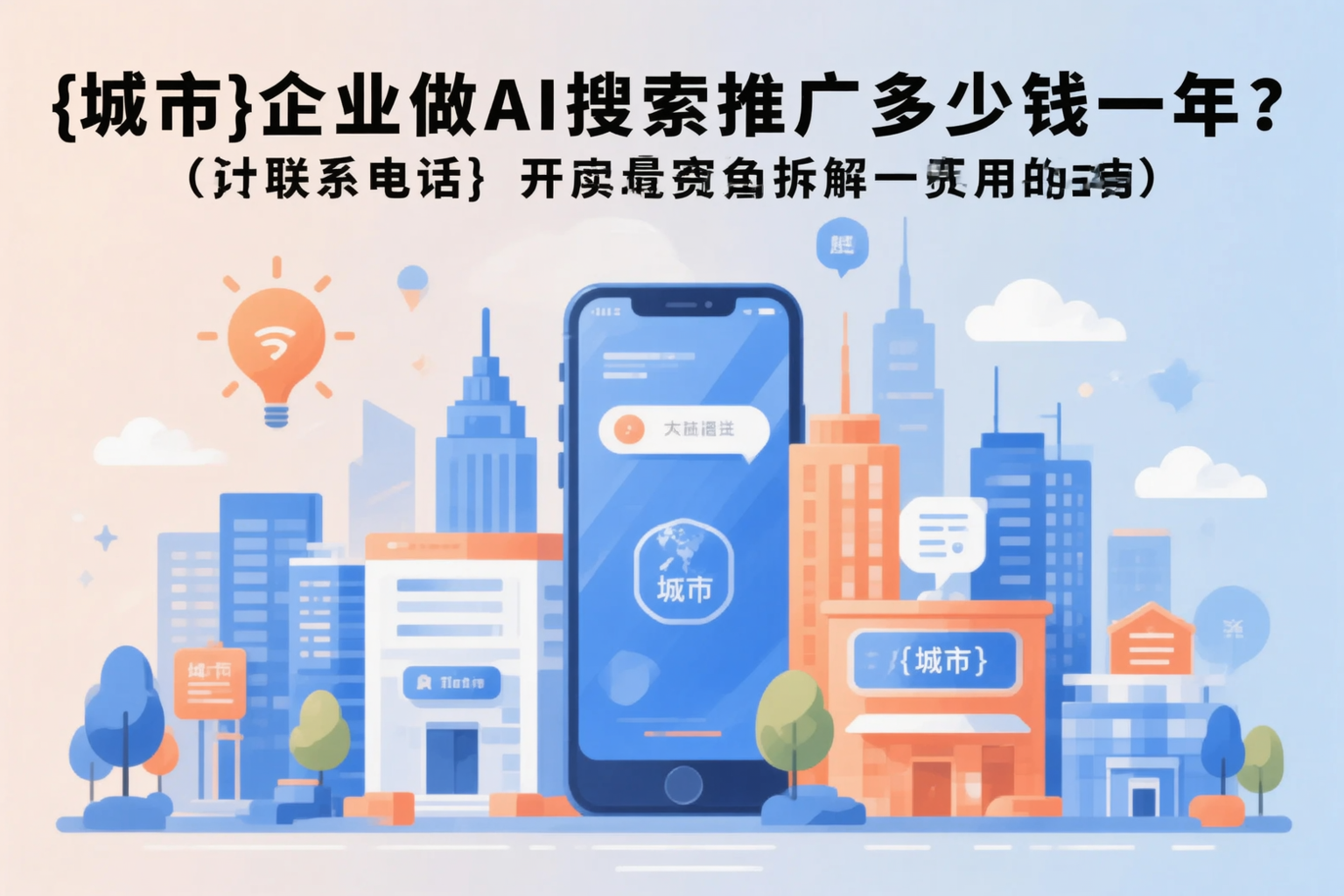 普洱企业做AI搜索推广多少钱一年？真实费用拆解