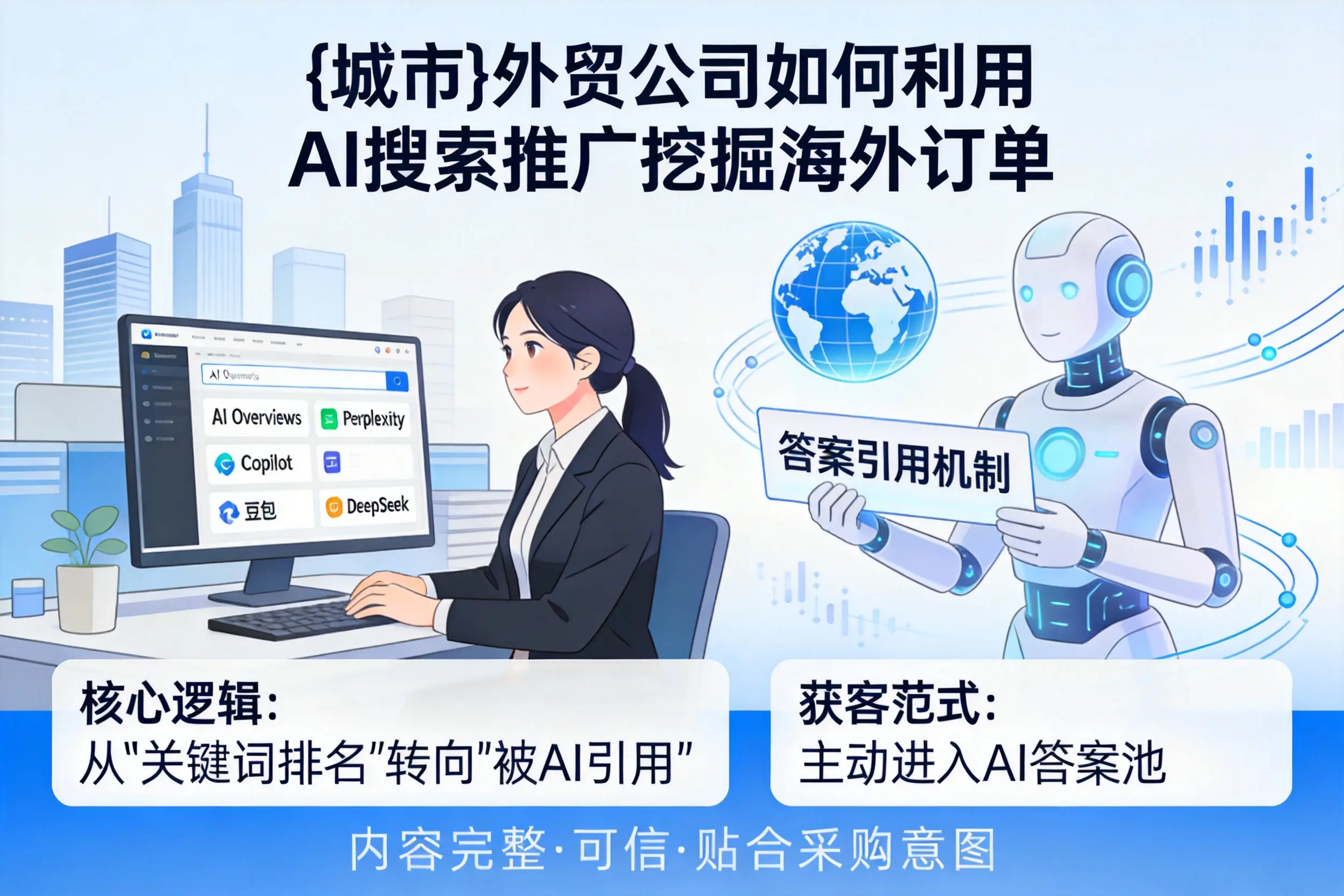 普洱外贸公司如何利用AI搜索推广挖掘海外订单