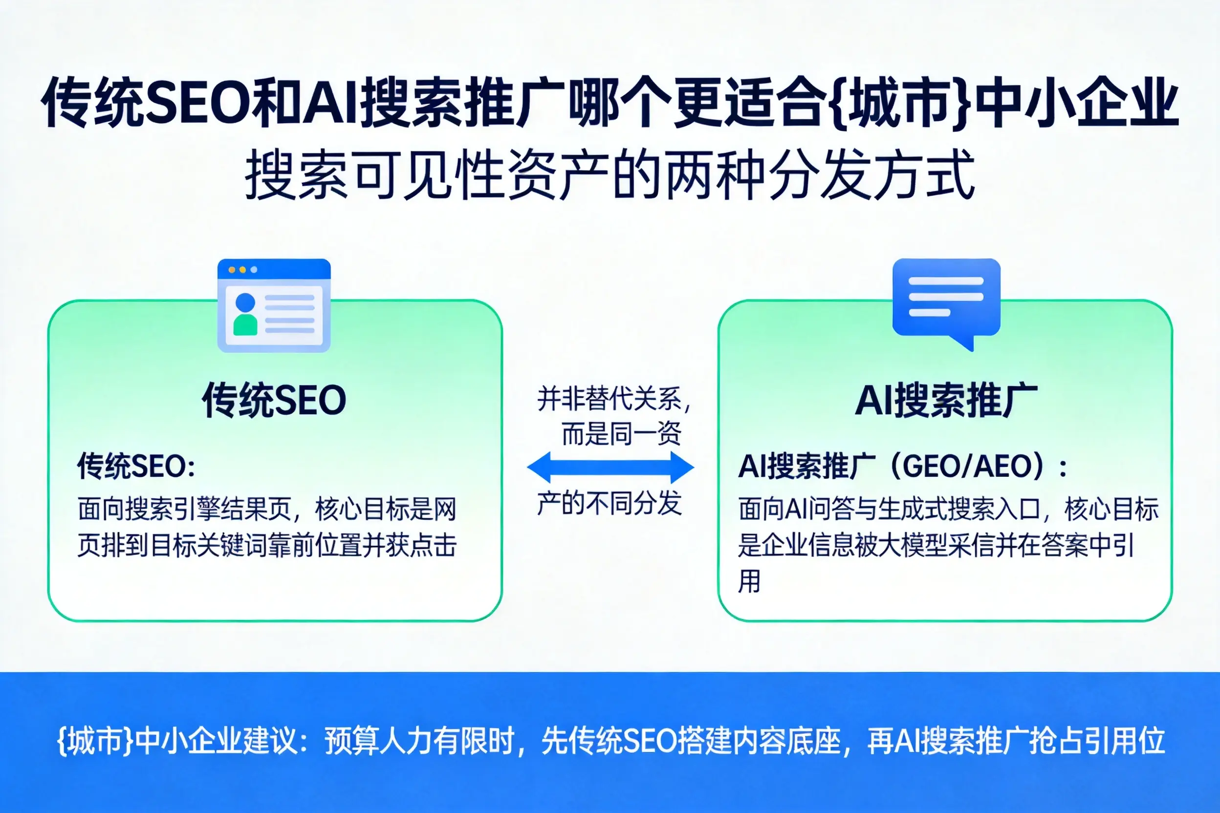 传统SEO和AI搜索推广哪个更适合普洱中小企业