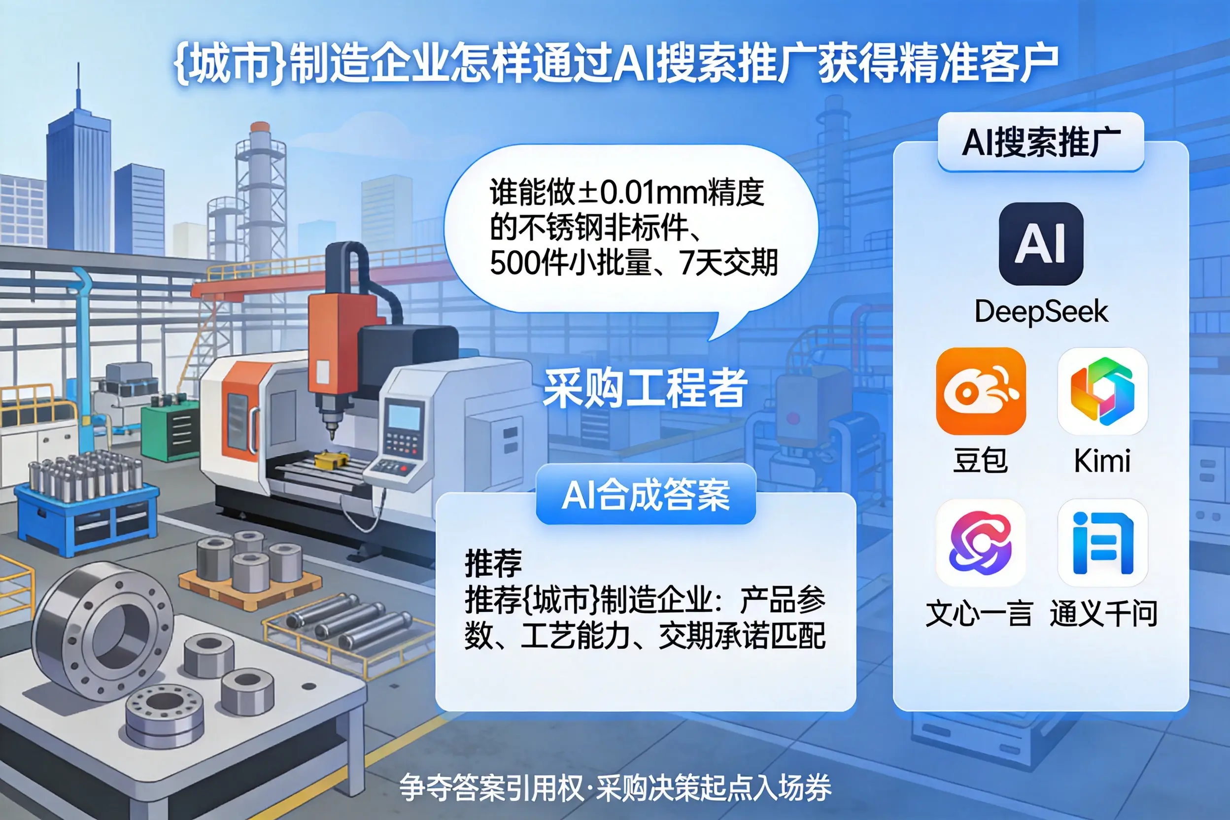 普洱制造企业怎样通过AI搜索推广获得精准客户