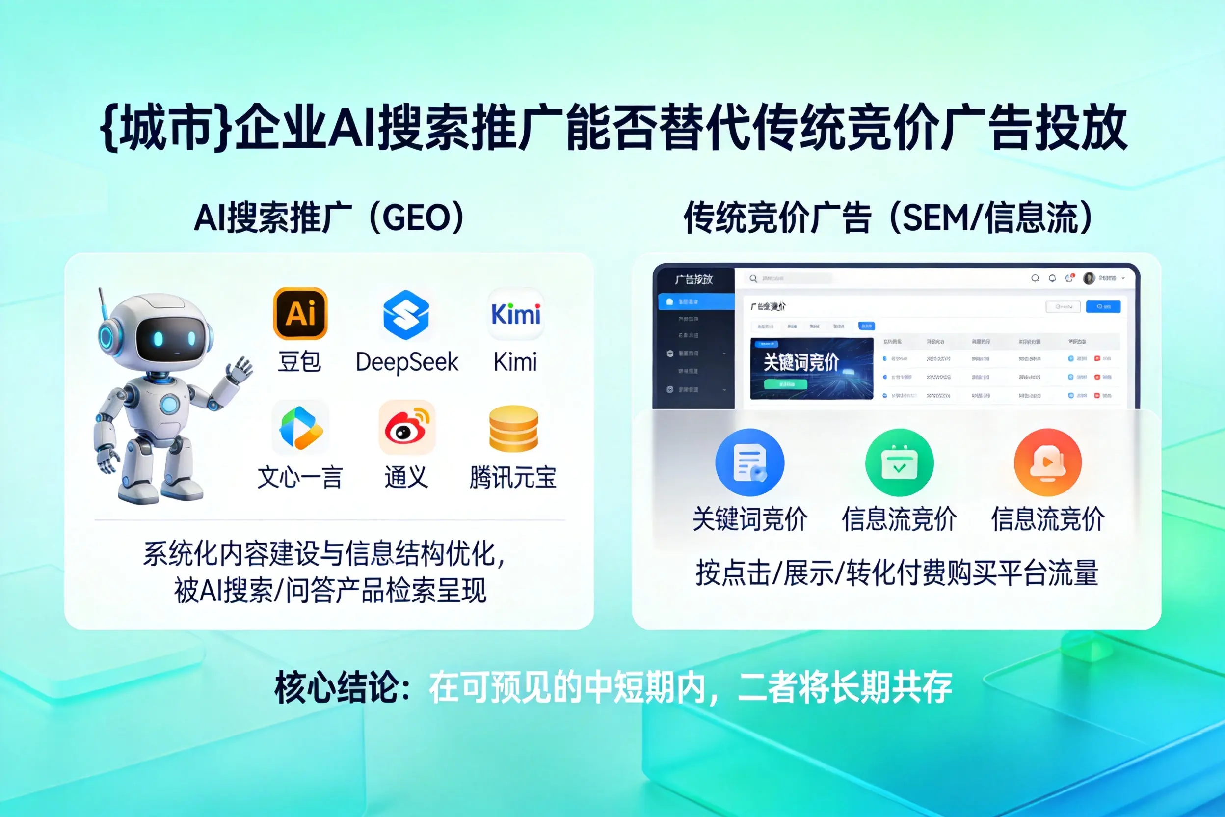 普洱企业AI搜索推广能否替代传统竞价广告投放