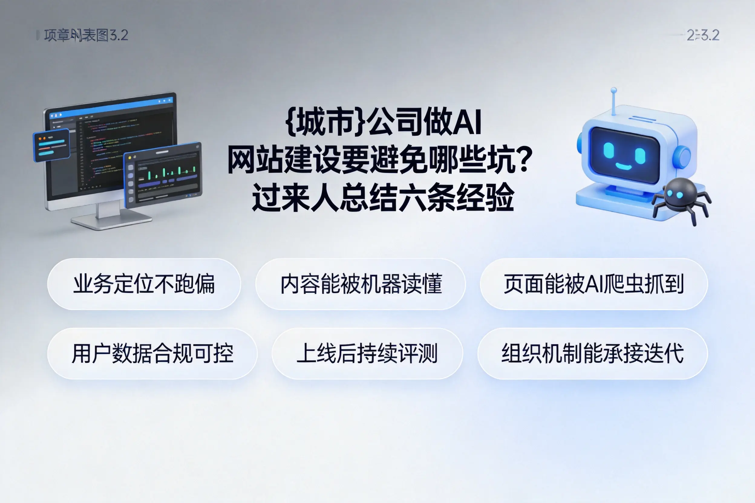 普洱公司做AI网站建设要避免哪些坑?过来人总结六条经验