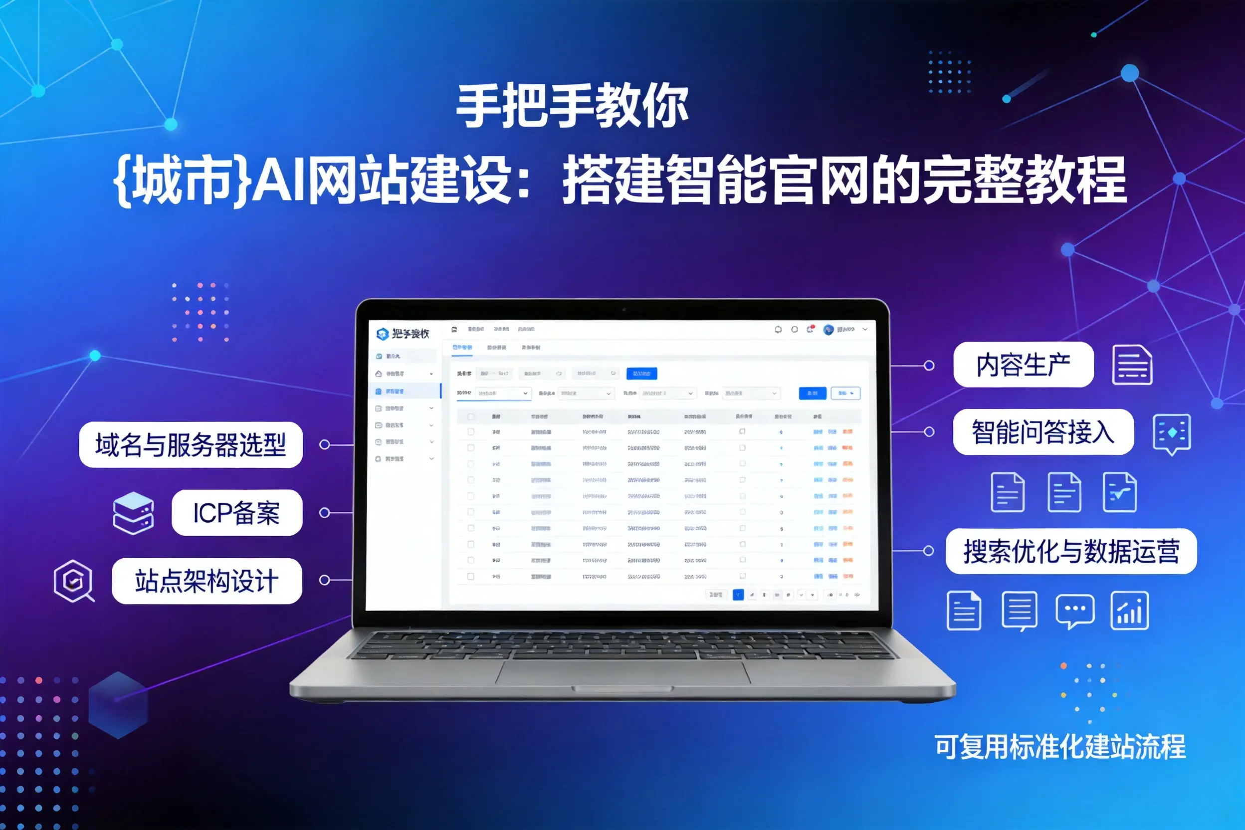 手把手教你普洱AI网站建设:搭建智能官网的完整教程